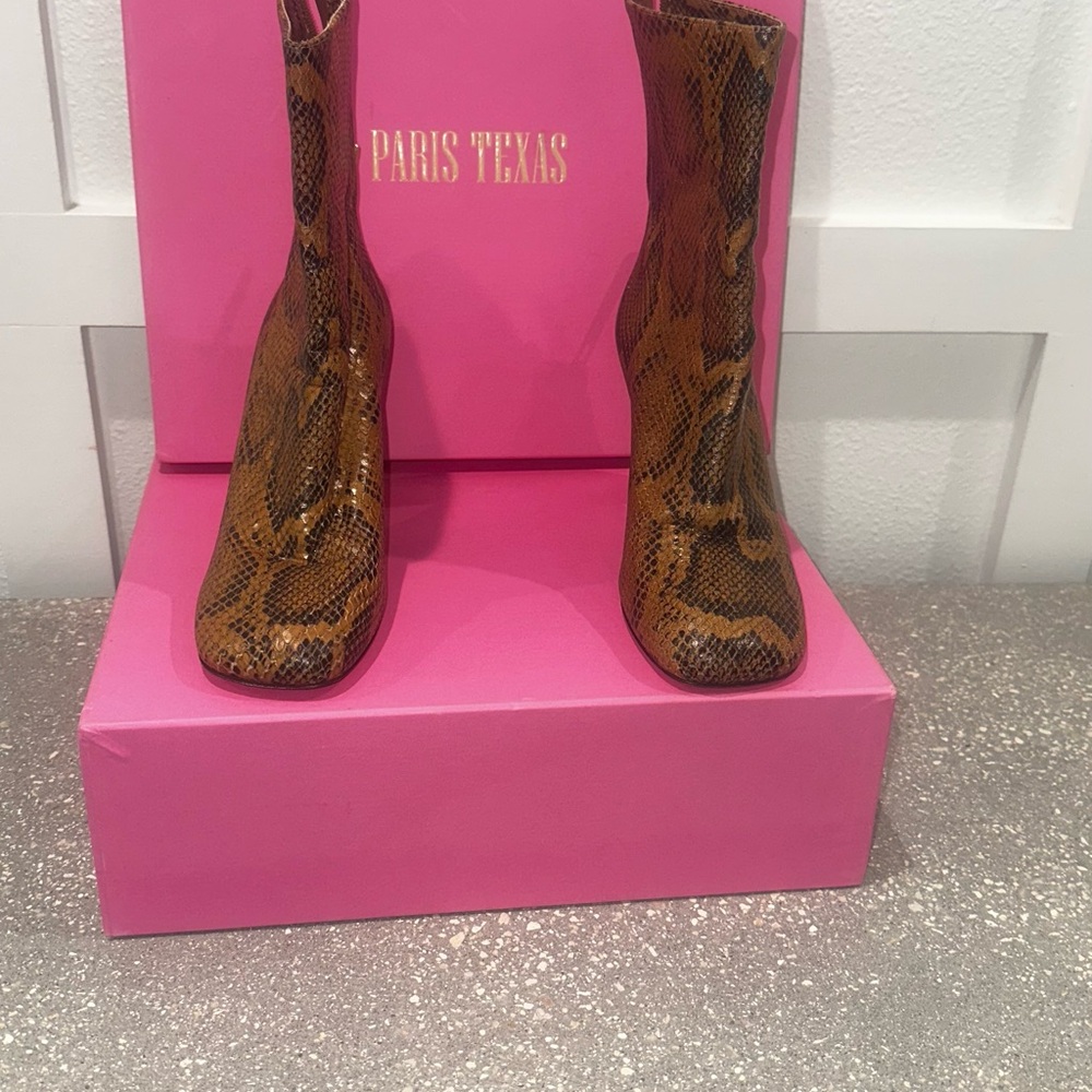 Paris Texas Brown Ankle Boots Fashion Statement